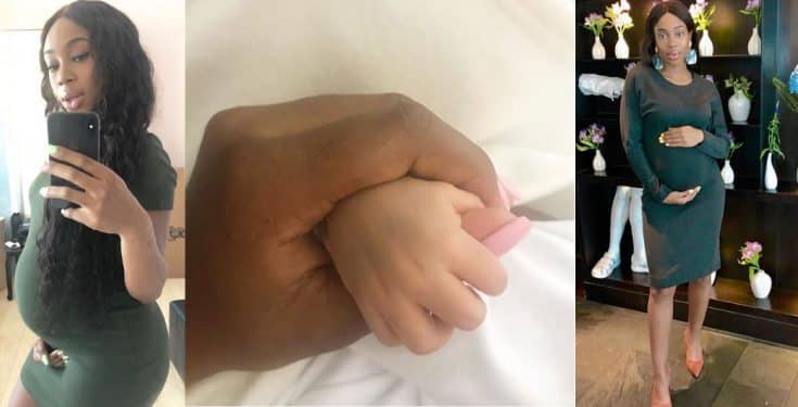 OAP Maria Okan announces the arrival of her child with rapper Olamide