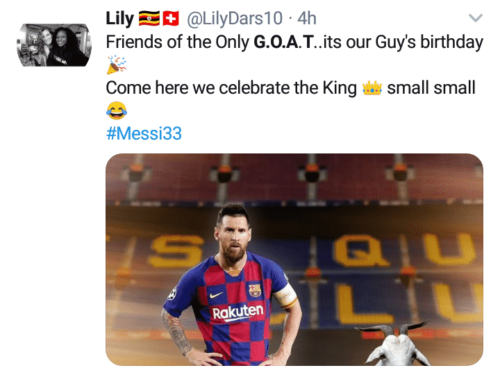Fans Celebrate Leo Messi At 33