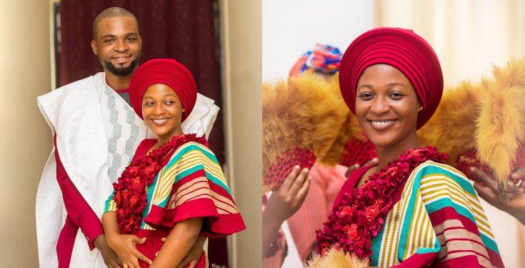 Ghanaian bride weds without makeup and accessories (photos)