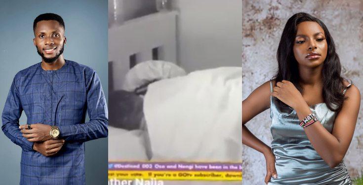 Viewers reacts as Brighto and Wathoni cuddle under the duvet (video)