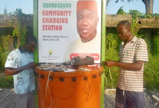phone charging station enugu