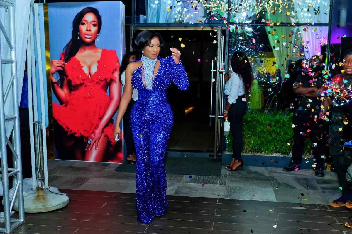 at Chika Ike's 35th Birthday Party 
