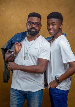 kunle afolayan and his son