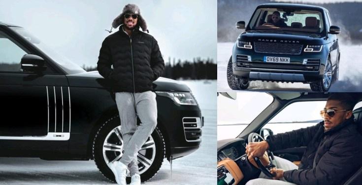 Anthony Joshua shows off driving skills with 2021 Range Rover SUV