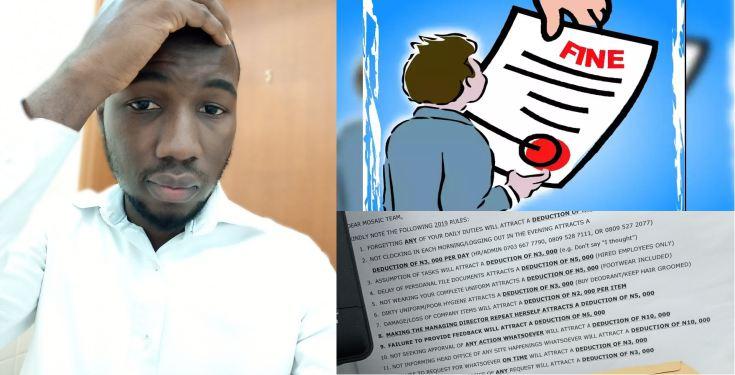 Man turns down N100K job after seeing list of fines worth over N60K