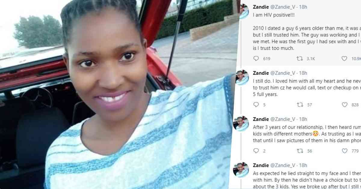 Lady narrates how her first boyfriend who has kids with three other women infected her with HIV