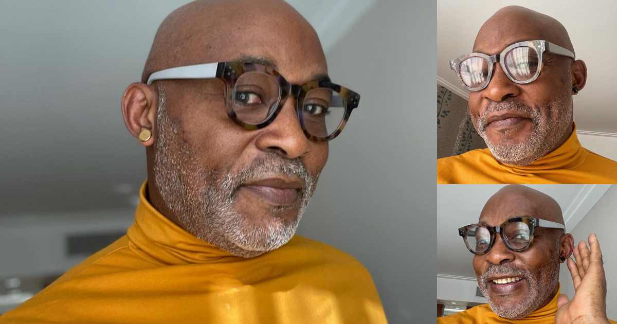 Actor, RMD shows off new look in black & gold stud earrings in anticipation of 60th birthday