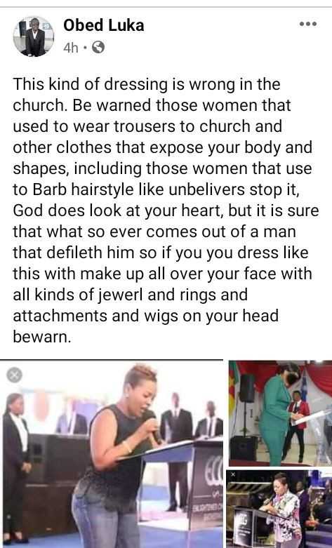 women trousers church