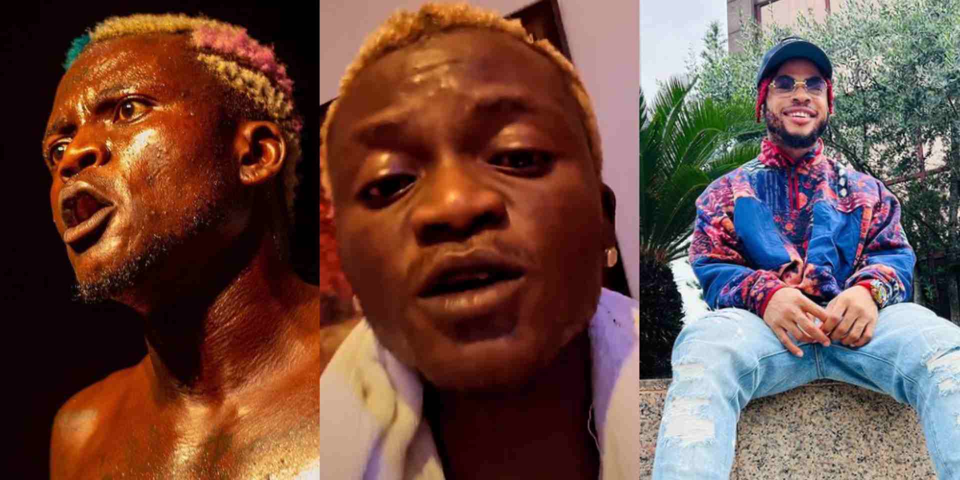 "Na so dem for do remix for my sing if to say I no talk" - Portable reflects on how Pocolee tried to exploit him