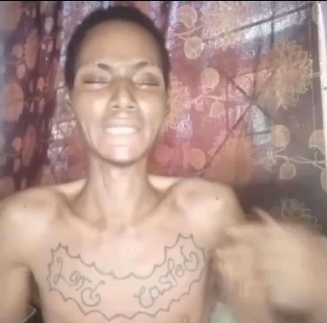 Man who contracted HIV while getting tattoo of Bobrisky weeps as he pleads for financial support (Video)
