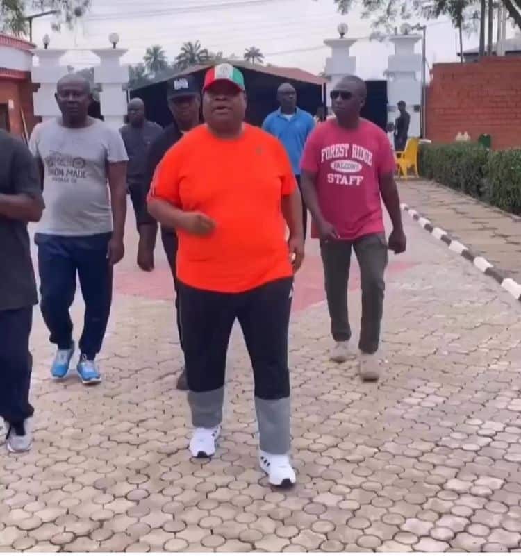 Davido's uncle, Sen. Ademola adeleke dances joyfully as he counts down to swearing-in as governor (Video)