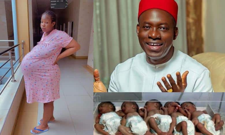 Anambra governor gifts quintuplets mother N2M