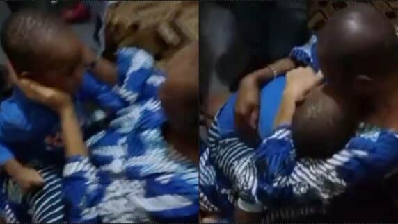 Moment abducted 3-yr-old boy reunites with mother in Abuja (Video)