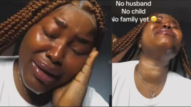 30-year-old lady cries bitterly over being unmarried at her age (Video)