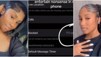 "I don't tolerate nonsense" - Lady causes buzz as she permanently blocks 711 people on her phone (Video)