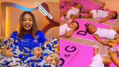 Mother of Quintuplets frustrated as she begs her babies to let her sleep