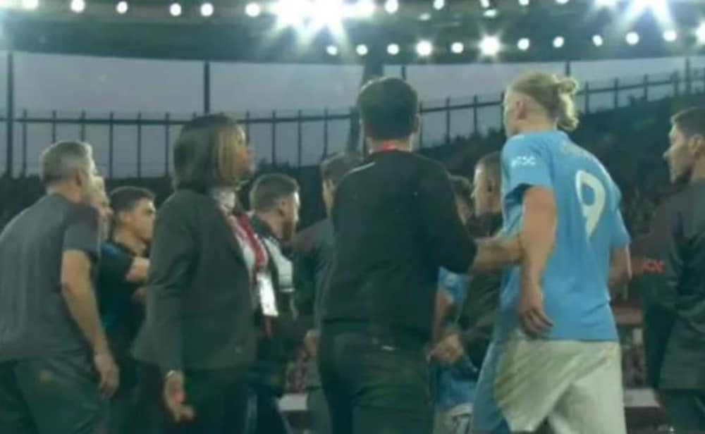 EPL: “They know it” – Guardiola reacts to scuffle between Haaland, Arsenal coach