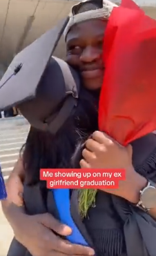 Ex-boyfriend surprises girlfriend with gift on her graduation day