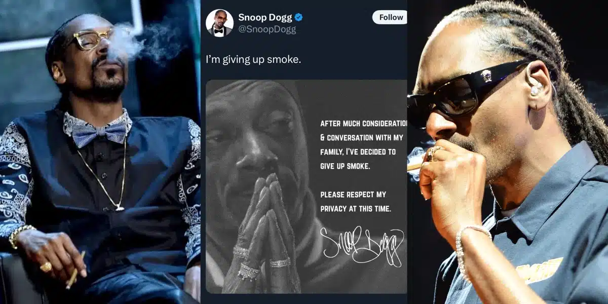 Snoop Dogg puts the Internet on standstill as he announces his decision to stop smoking weed