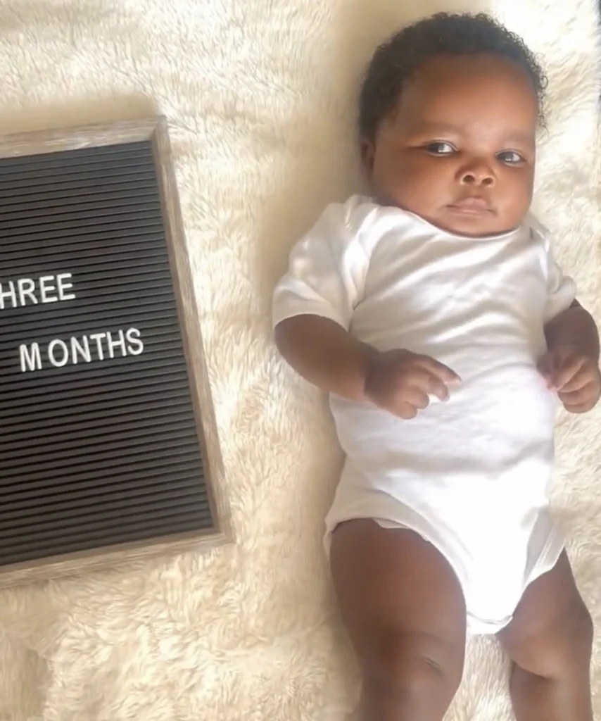 “My 3 month old son is so sick of me” — Mother cries out as she tries to force him to participate in a challenge 