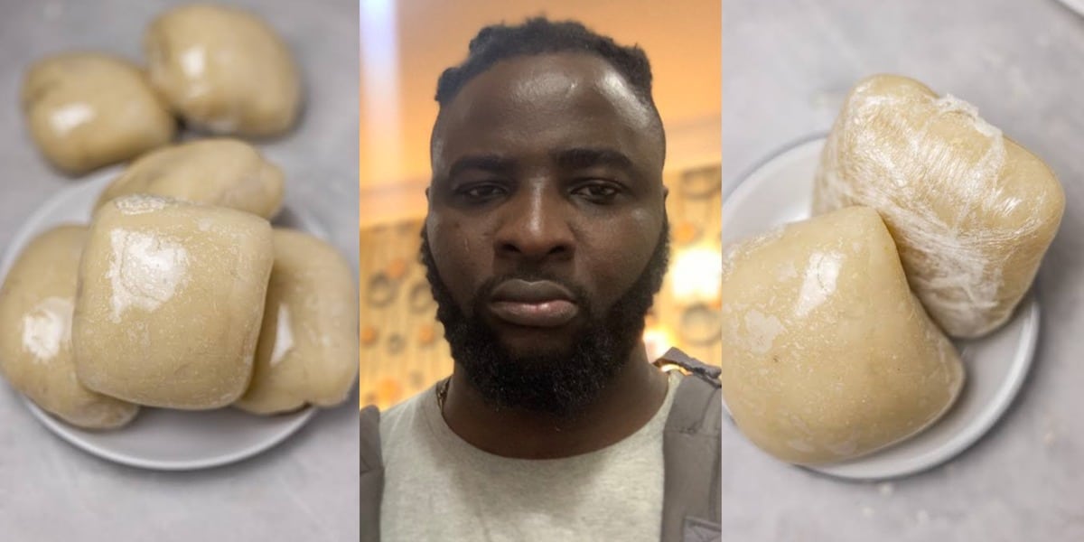 "Fufu is now ₦100, this is my last straw" - Nigerian man calls for nationwide protest as fufu price hits ₦100 naira per wrap