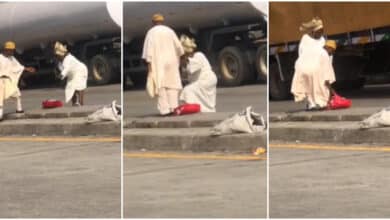 Video of old man and wife displaying love on main road goes viral