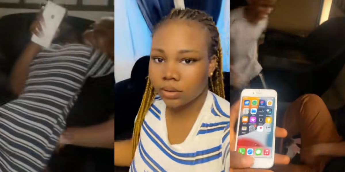 "Awww, this is beautiful" - Emotions flow as cute sister gifts brand new iPhone 6 to 10-year-old twin siblings