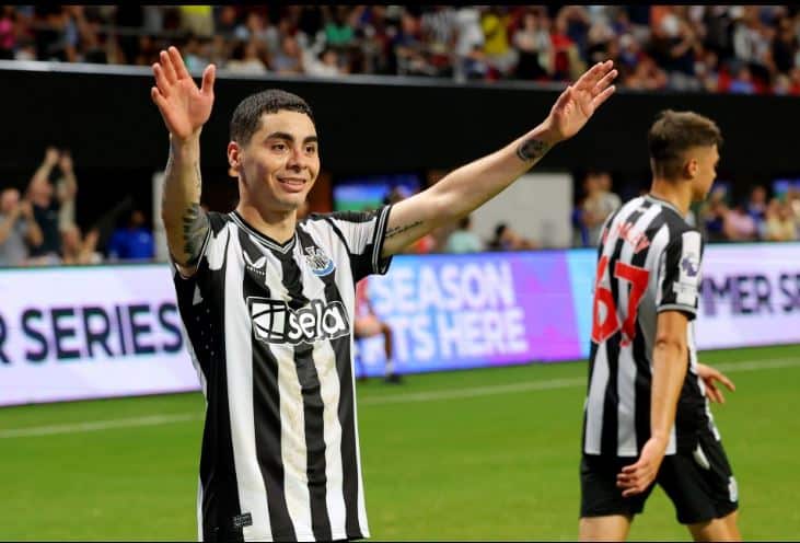 Newcastle United reportedly reach agreement for Almiron transfer