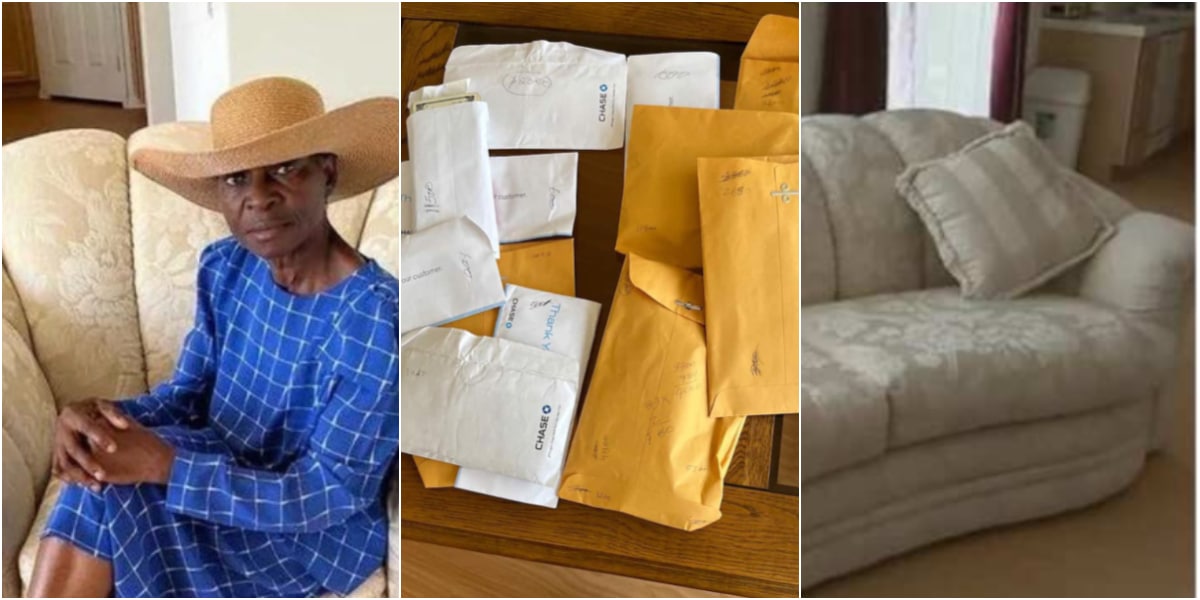 Woman returns N14.9 million found hidden in chairs gifted to her for free online