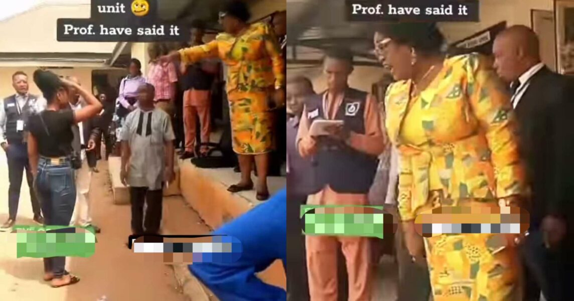 Prof student humiliates dressing