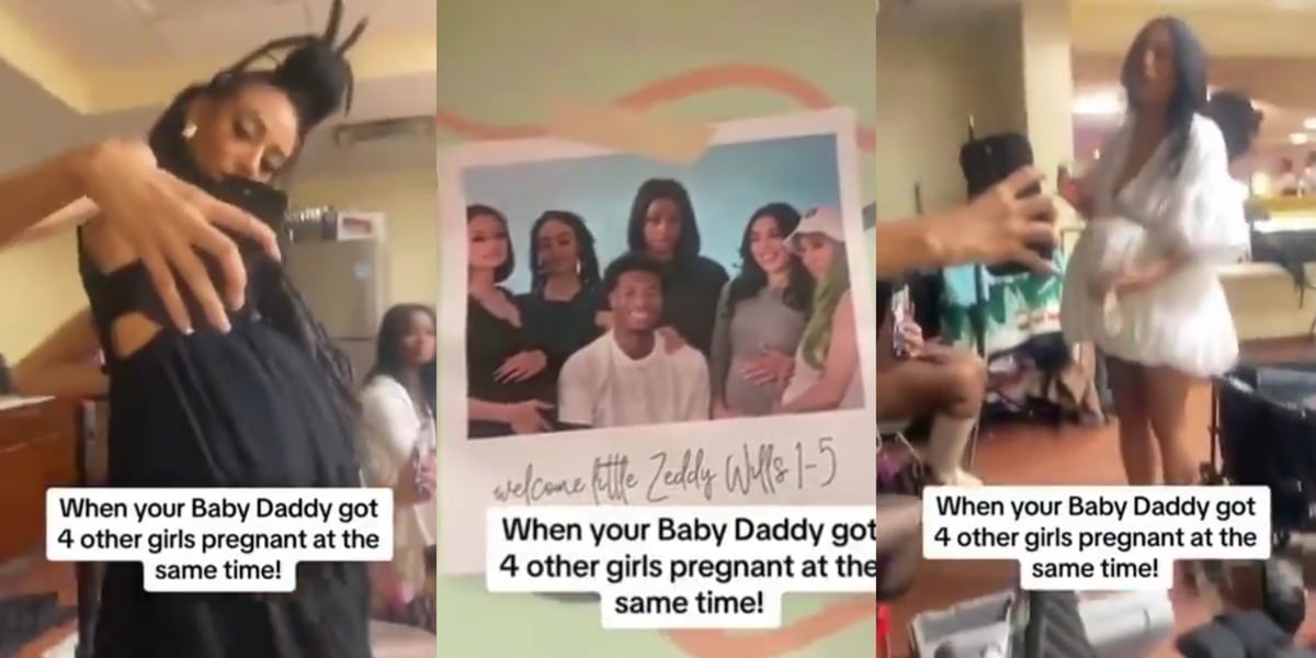 Man breaks the Internet as he impregnates 5 women at the same time