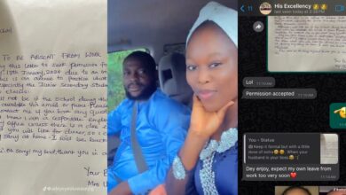 "To proprietor, Cerebris Model School" - Social media reacts as wife writes letter to proprietor-husband for a day off
