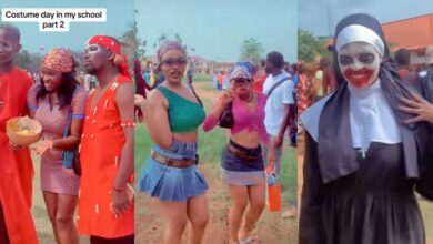 "I see ashawo and kid sister, hook-up" - UNIBEN students shine in Batman, herbalists, NEPA outfits on costume day