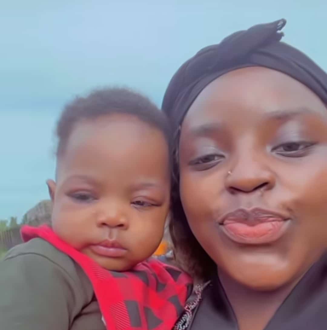 "His uncle resemble Fulani herdsmen" - Nigerian toddler's tears spark online speculation over uncle's surprise visit
