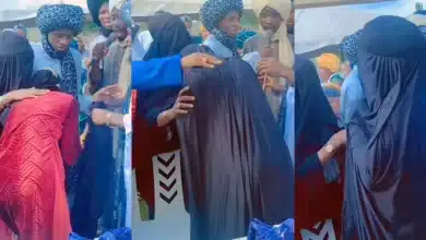 “Na by force” — Netizens ask as Muslim lady breaks down in tears during her jilbab ceremony