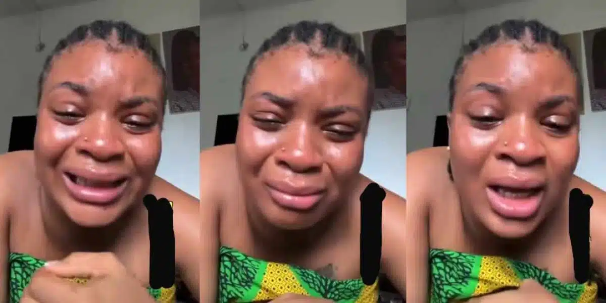 Heartbroken lady weeps after boyfriend of 6 years cheated with her best friend