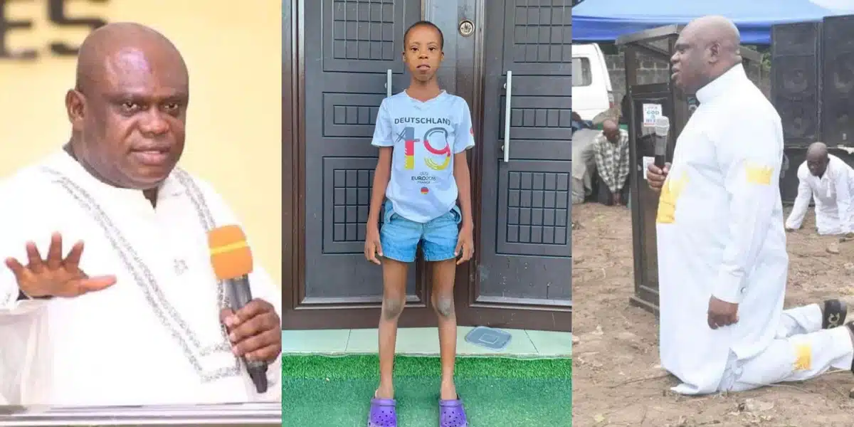 Apostle Chibuzor Chinyere sends abandoned boy to police station, shares why