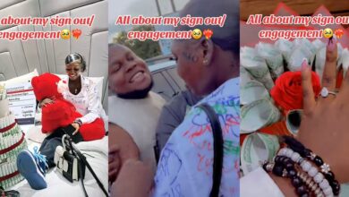 Nigerian lady gets lucky as she signs out of university, gets proposed to with diamond ring, ₦1m cheque, cash