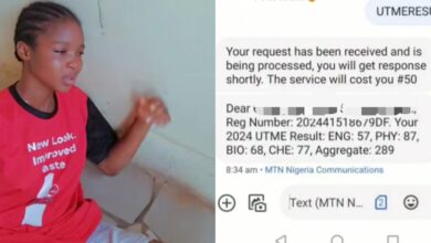 Nigerian lady collapses in tears as her JAMB score of 289 fails to meet her expectations