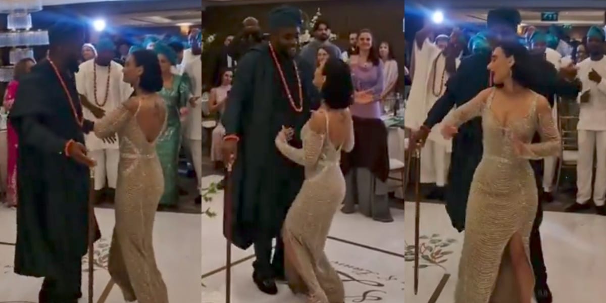 Nigerian man ties the knot with Iranian lover in a lavish wedding ceremony