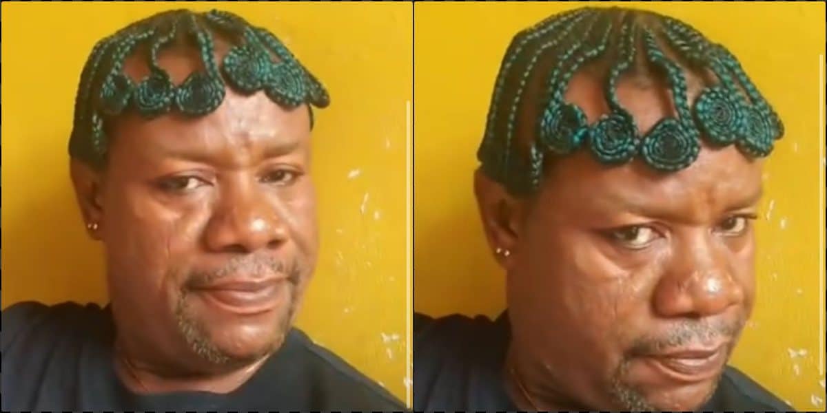 Man sparks a buzz as he flaunts trending hairstyle